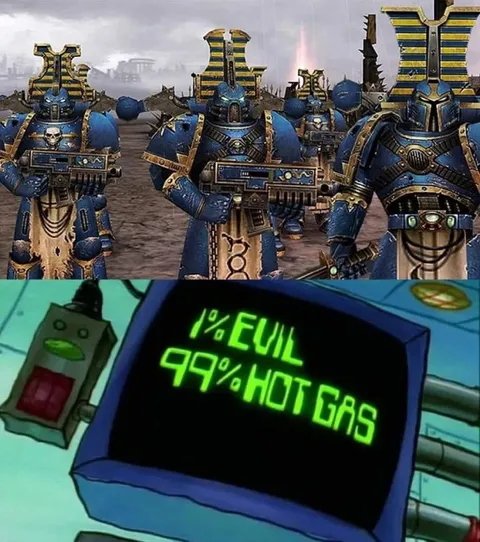One Percent Evil, Ninety-Nine Percent Hot Gas