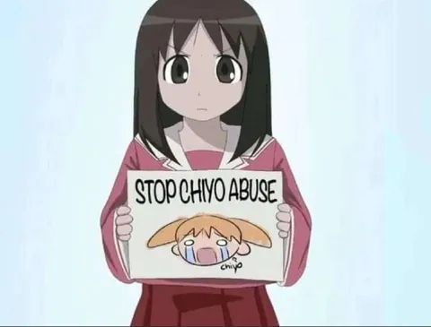 Stop Chiyo Abuse Sign