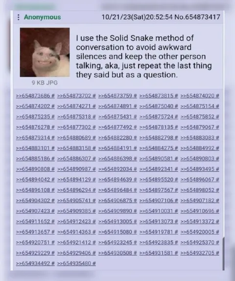 Solid Snake Conversation Method
