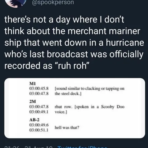 Ruh Roh Merchant Mariner