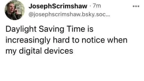 Daylight Saving Time Stove Conspiracy