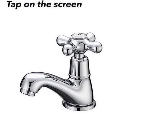Tap on the Faucet