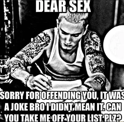 Apology Letter to Sex