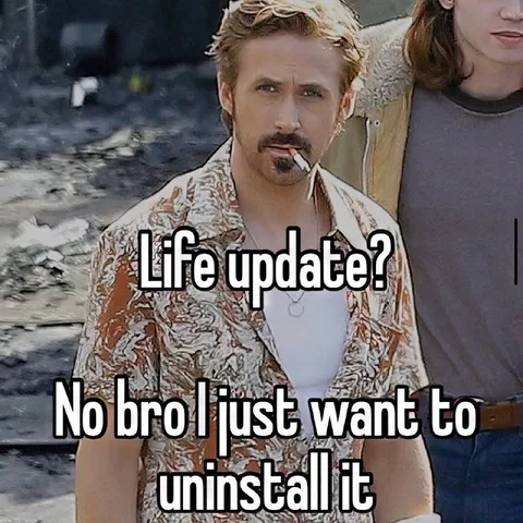 Life Update Uninstalling Life