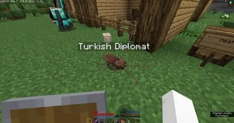 Turkish Diplomat in Minecraft