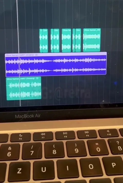 Musikproduktion auf dem MacBook