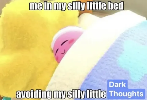 Me Avoiding My Silly Thoughts