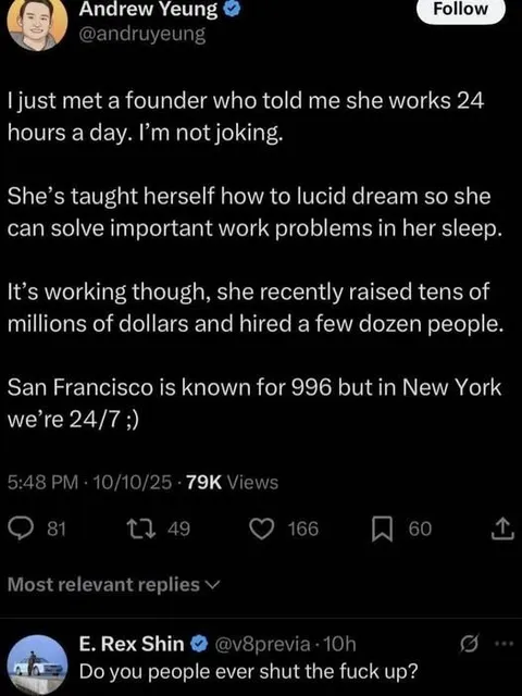 Founder Works 24 Hours a Day