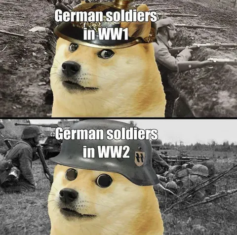 German Soldiers in WWI and WWII