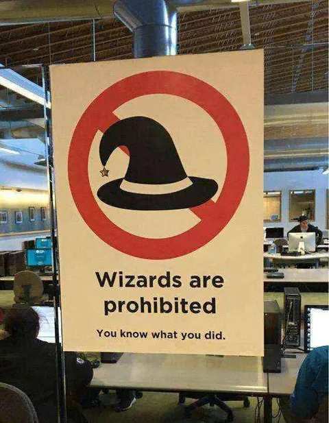 Wizards Are Prohibited