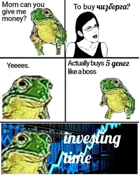 Pepe Invests His Money