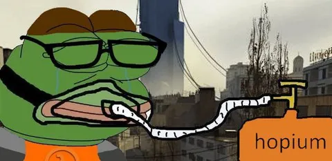 Pepe Smoking Hopium