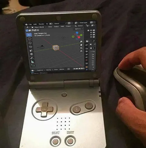 Blender на Game Boy Advance