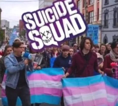 Suicide Squad Pride Protest
