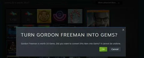 Turn Gordon Freeman Into Gems