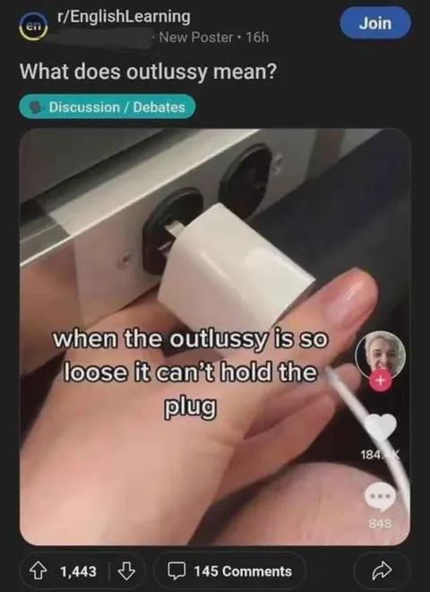 When the outlet is too loose