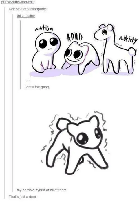 Autism ADHD Anxiety Hybrid