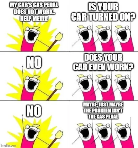 Car Gas Pedal Problem