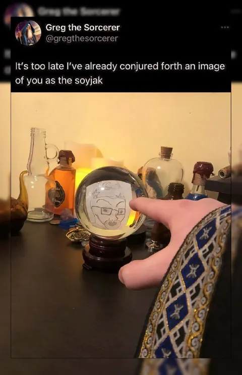 Conjured Soyjak Image