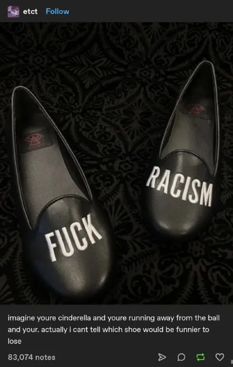 Cinderella’s Anti-Racism Shoes