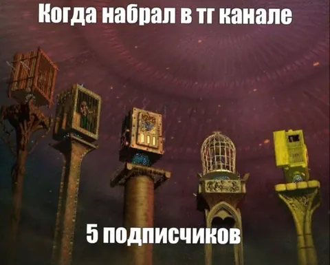 Пять подписчиков в телеграм-канале