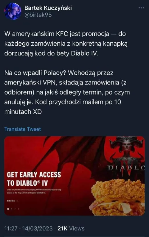 Polacy zdobywają kod do Diablo IV