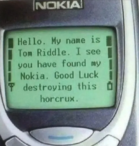 Tom Riddle Finds the Nokia