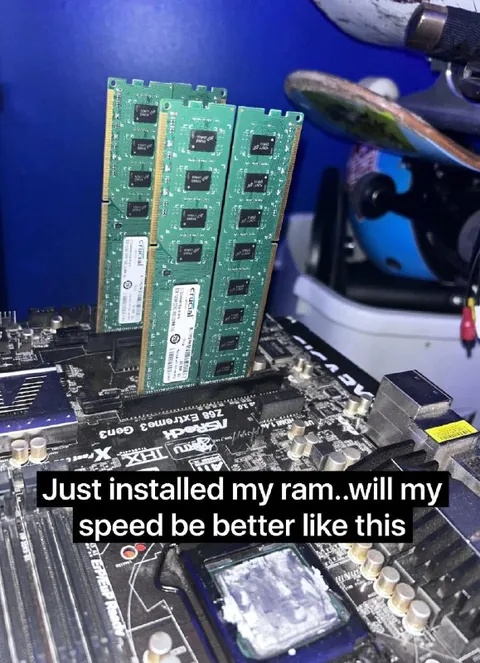 RAM Installed Like This
