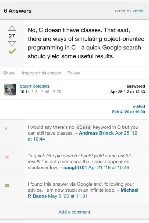 Infinite Google Search Loop