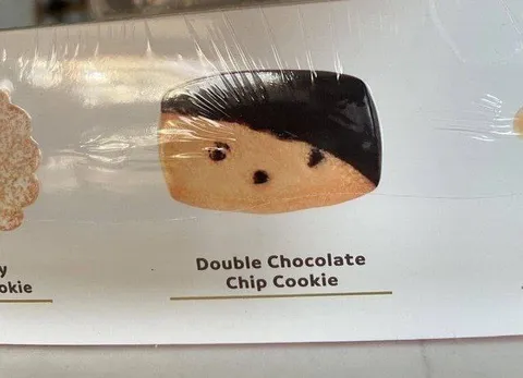 Double Chocolate Chip Cookie Face