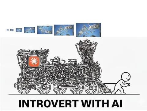 Introvert With AI Bicycle
