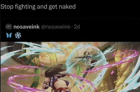 Stop Fighting and Get Naked