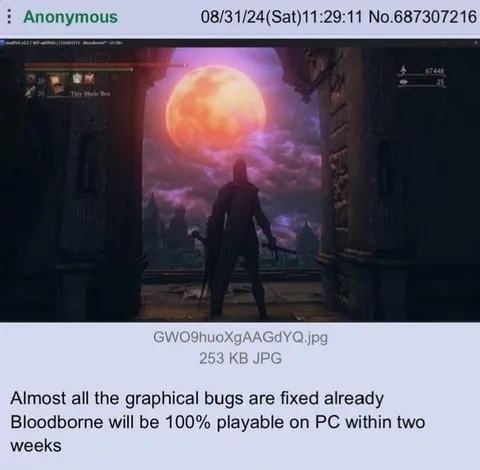 Bloodborne PC In Two Weeks