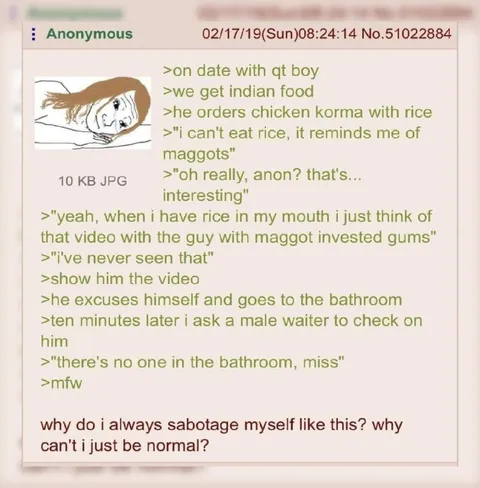 Date Sabotaged by Maggot Video