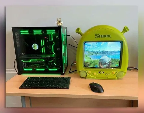Shrek Gaming Setup