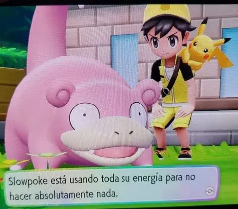 Slowpoke no hace absolutamente nada