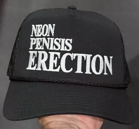 Neon Penis Erection Cap