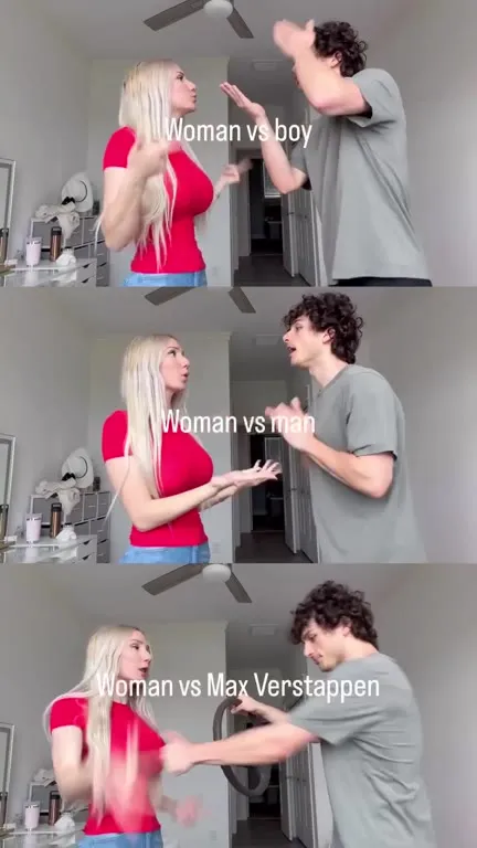 Woman vs Max Verstappen
