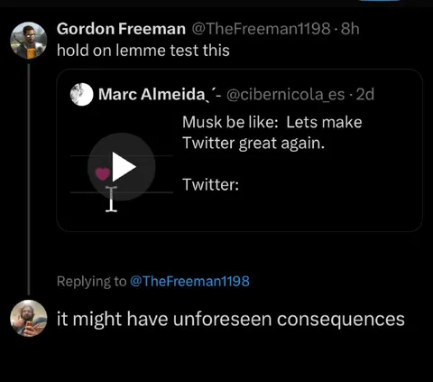 Twitter Has Unforeseen Consequences