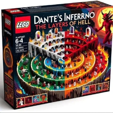 LEGO Dante’s Inferno Set