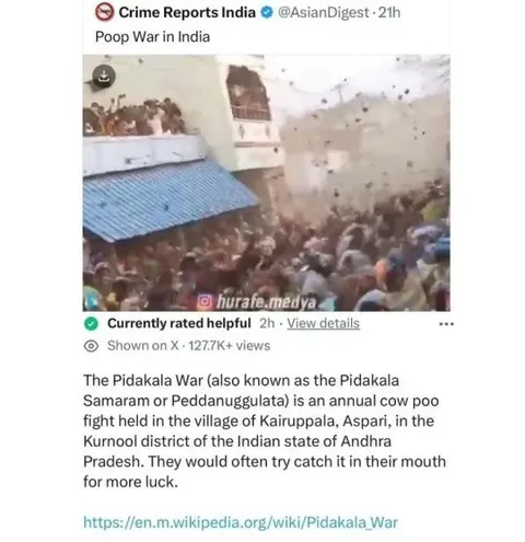 Poop War in India