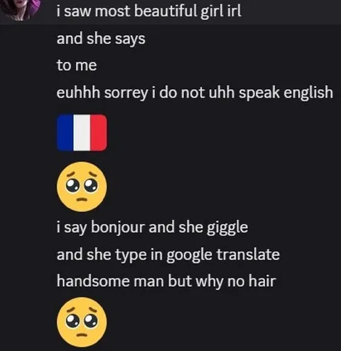 Google Translate Has No Hair