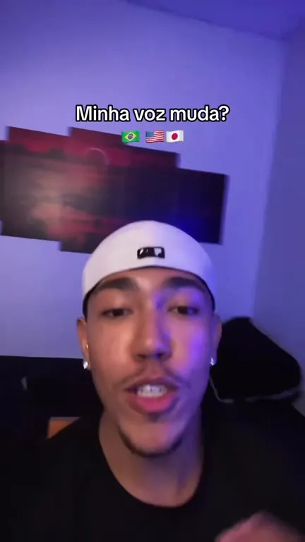Minha voz muda por idioma