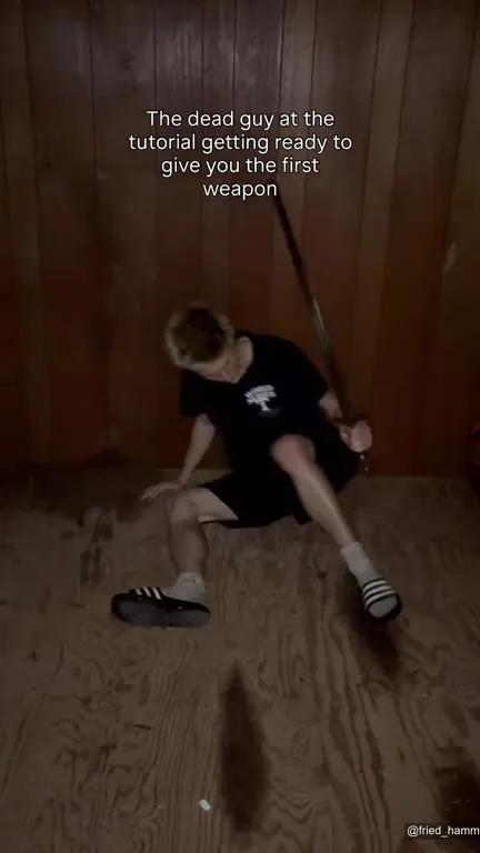 Dead Guy Gives You a Weapon