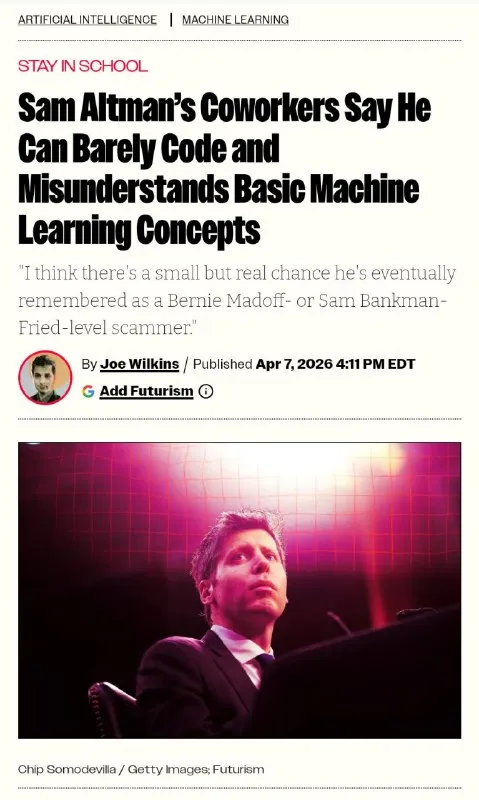 Sam Altman Can Barely Code