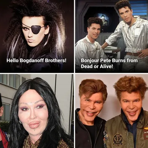 Pete Burns Meets the Bogdanoff Twins