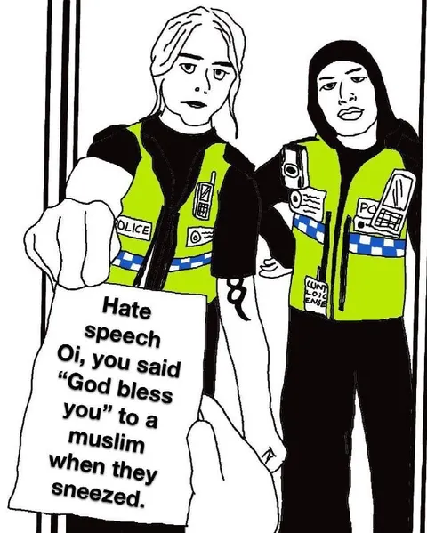 Police Arrest God Bless You