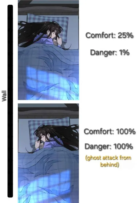 Comfort and Danger Behind the Wall