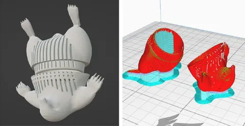 Странная 3D-модель крота
