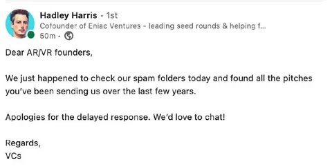 VCs Find Your Pitch Years Later